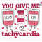 You Give Me Tachycardia Svg, Nurse Valentine's Day Svg, Nurse Valentine Svg, Stethoscope Svg, Nurse Valentine Svg, Pharmacist Valentines Day.jpg
