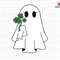 St. Patrick’s Day Ghost Svg, St Patrick's Day Svg, Clover Svg, Lucky Shamrock Svg, Feeling Lucky Svg, St. Patty Ghost, Ghost With Shamrock.jpg