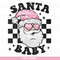 Santa Baby png, Retro Pink Santa png, Santa Faux Sequin png, Glitter Santa Baby Sublimation, Cute Sequins Santa png, Christmas Shirt Design.jpg