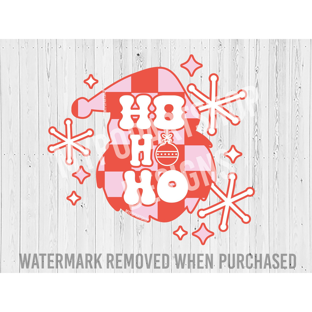 Ho ho ho Svg, Ho ho ho Png, Ho ho ho Christmas Svg, Vintage Christmas Svg, Retro Christmas Svg,Christmas sayings Svg,Checkered Christmas Svg.jpg