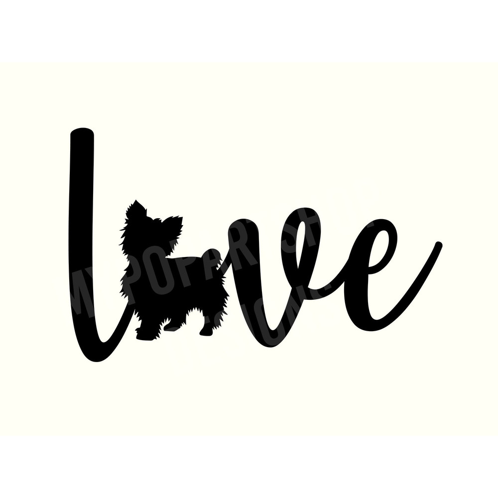 Yorkie Love SVG Cut File, Yorkie Mom SVG, Yorkie Svg, Yorkshire Terrier SVG, Instant Download, Dog Svg.jpg