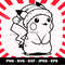 Pikachu Silhouette with Santha Hat Svg, Pokemon Svg, Pikachu Svg, Pikachu Png, Pokemon Clipart, Pikachu Vector, Pokemon Dxf - 00092.jpg