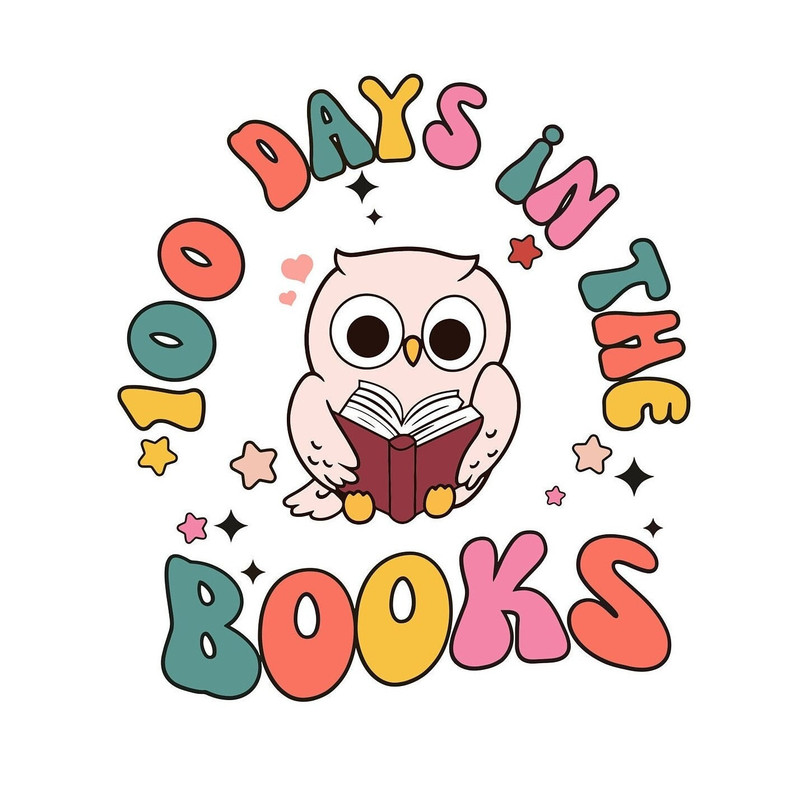 100 Days Of School SVG PNG, 100 Days In The Books svg, 100 Days Of School Shirt Svg, Happy 100 Days Of School Svg.jpg