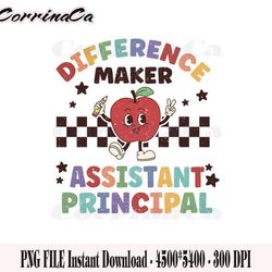 assistant principal png, difference maker assistant principal png, assistant principal sublimation, teacher png, assista