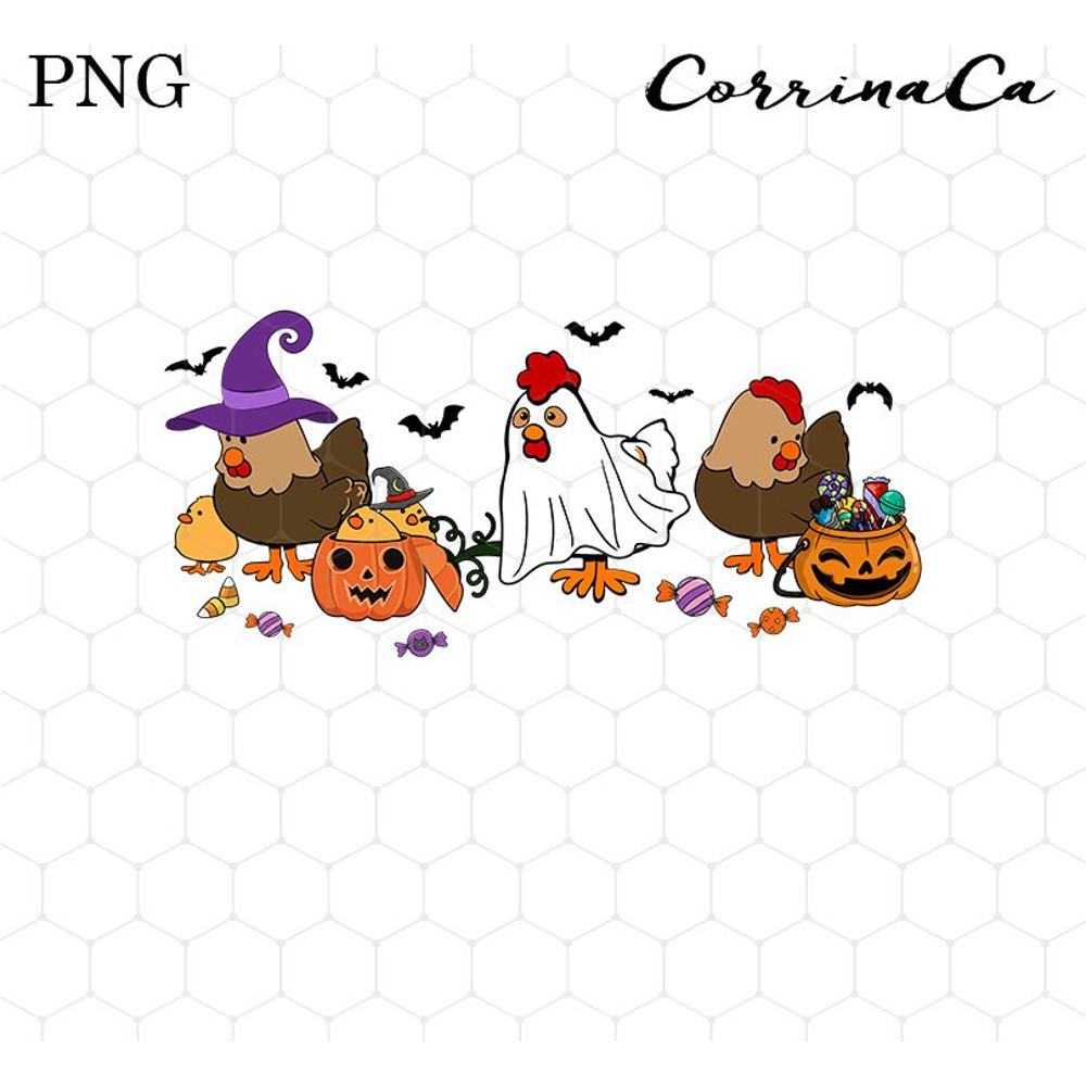 Chickens Halloween PNG, Ghost Chickens Png, Funny Chicken Png, Fall Png, Chicken Lover Png, Spooky Png, Farm Animal Png, Instant Download.jpg