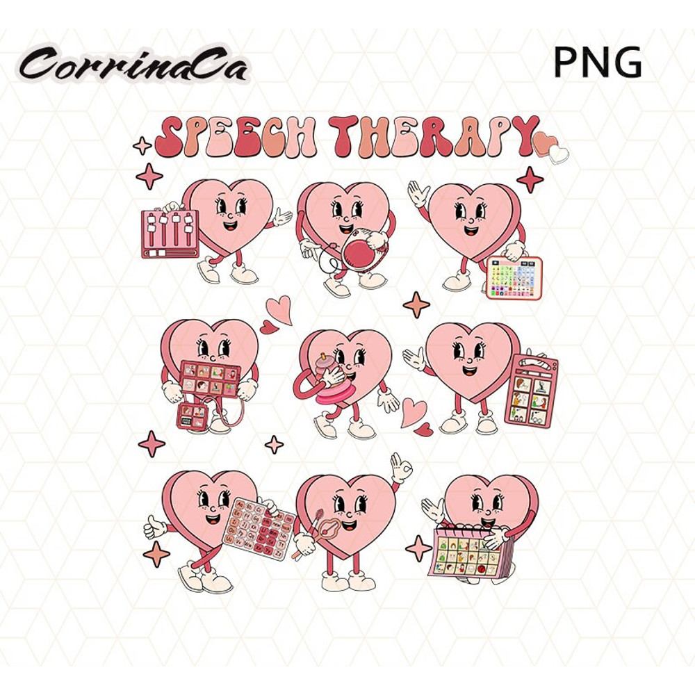 Speech Therapy Valentine Png, SLP Valentines PNG, Speech Language Pathologist, Speech Therapist, Speech Language Pathologist Assistant Png.jpg