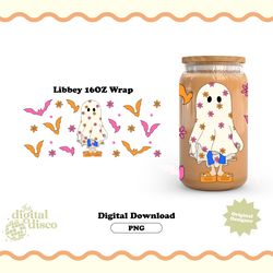 halloween glass can wrap, y2k glass can wrap, lizzie mcguire glass can wrap, trendy glass can wrap, sublimation design,