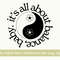 It's All About Balance, Baby Yin Yang PNG, SVG, Sublimation Design Trendy Aesthetic Positive Quote Mental Health.jpg