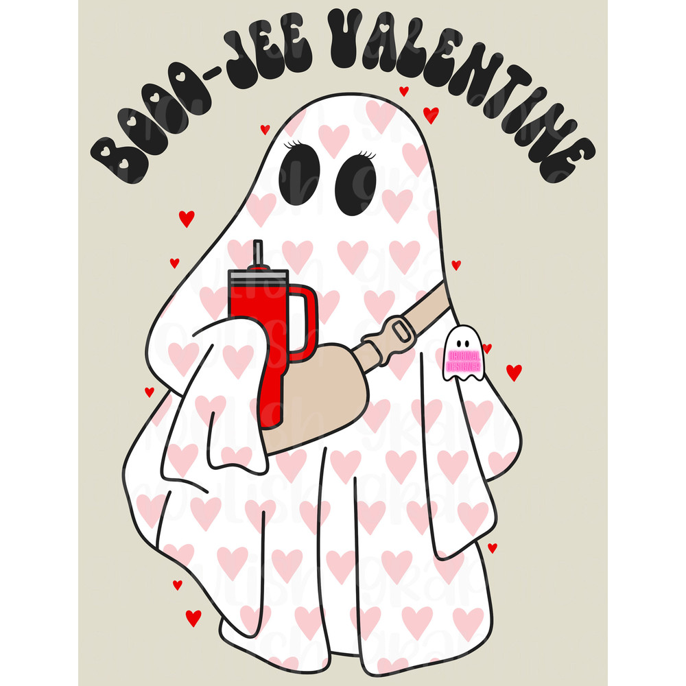 Boojee Valentine Stanley Tumbler Inspired Belt Bag PNG Sublimation Design Download DTF Print Shirt Tumbler Sticker Idea Heart Ghost.jpg