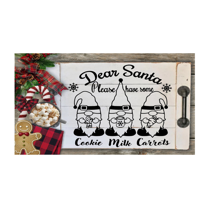 Dear Santa tray svg, Milk and Cookies, Cookies for Santa svg, Santa cookie tray svg, Milk for santa svg, carrot for rudolph svg.jpg