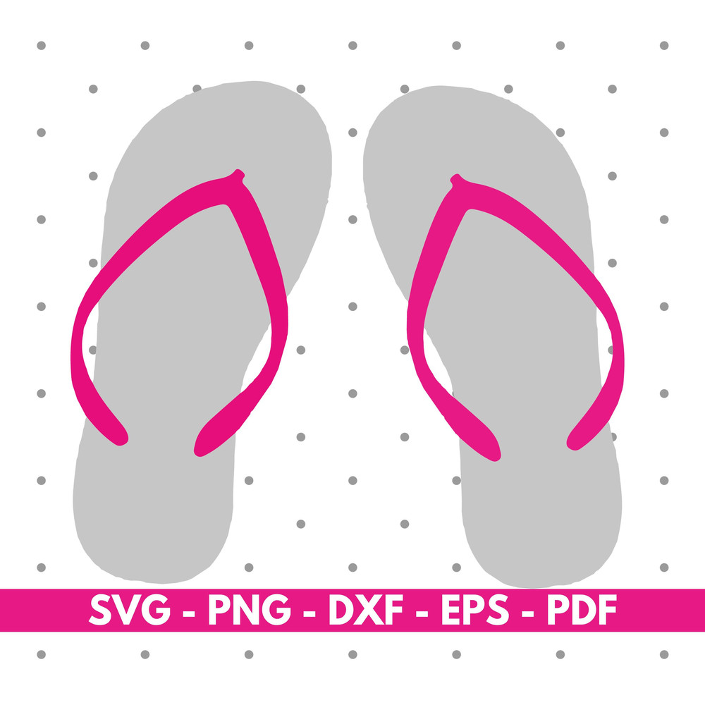 Flip flop svg, Slipper svg, Shirt design svg, Vector, Cricut and Silhouette, Instant download.jpg