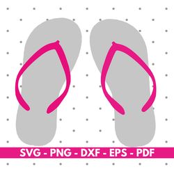 flip flop svg, slipper svg, shirt design svg, vector, cricut and silhouette, instant download