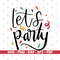 Let's party svg, Party svg design, Cricut and Silhouette, Cut files, Vector, Instant download.jpg