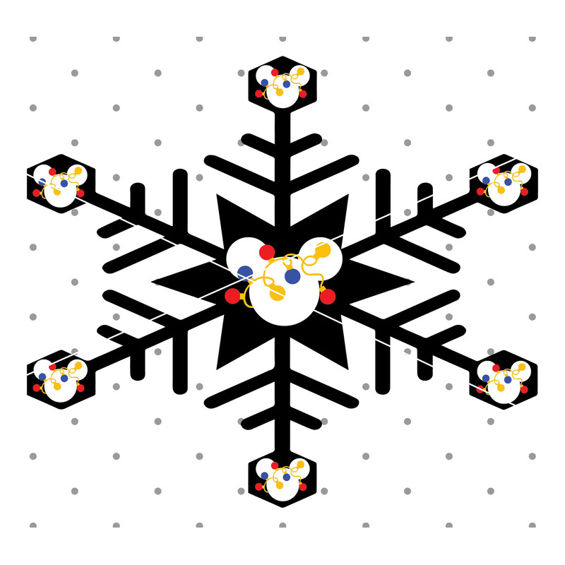 Mickey Mouse Snowflake svg, Christmas svg, Snowflake svg, Mickey Head svg, Cricut cut files, Instant download.jpg