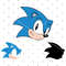 Sonic Svg, Sonic Head Svg, Layered Svg, Face Svg, Characters SVG, Cut files for Cricut, Instant Download.jpg
