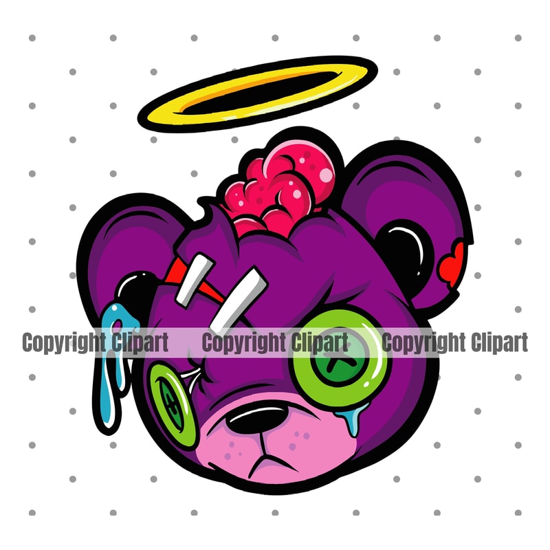 Teddy Bear Svg, Gangster Teddy Bear svg, Teddy Bear Clipart, Svg for cricut, Printable & Instant Download 1.jpg