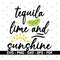 Tequila time and sunshine svg, Tequila svg, Cricut and Silhouette files, Instant download.jpg