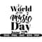 World music day svg, Music svg, Cricut and Silhouette, Cut files, Vector, Instant download.jpg