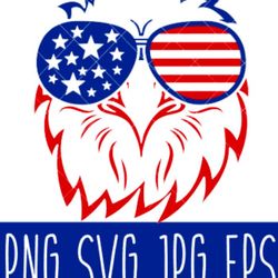 American Eagle, Flag Svg, USA, Fourth of July Svg, America Svg, Cricut, Silhouette Vector Cut File, United States of Ame