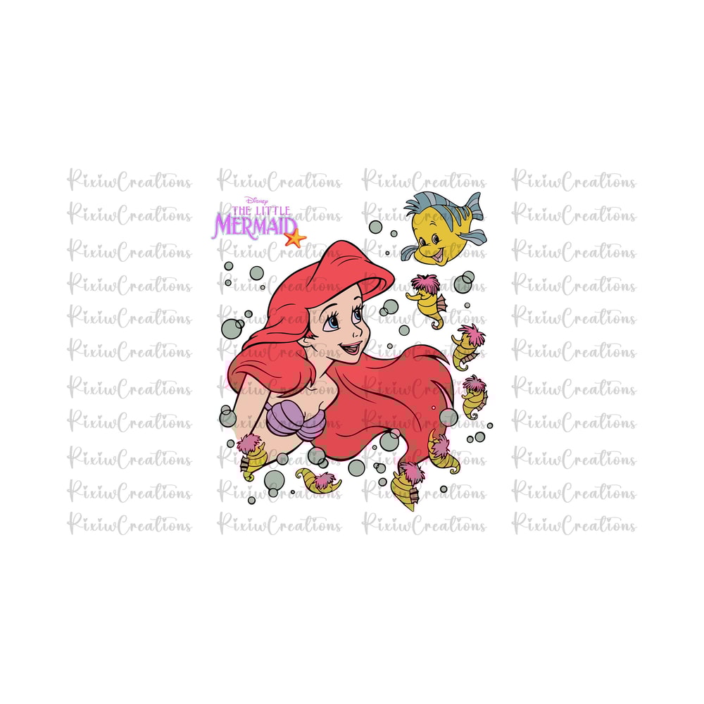 Ariel Png, Little Mermaid Png, Ariel png, Mermaid Clipart, Little Mermaid Png, Princess Png, Instant Download, Digital File, Only Png.jpg