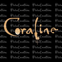 coraline svg, coraline png, coraline sublimation design, coraline doll png, coraline doll svg, digital file, instant dow