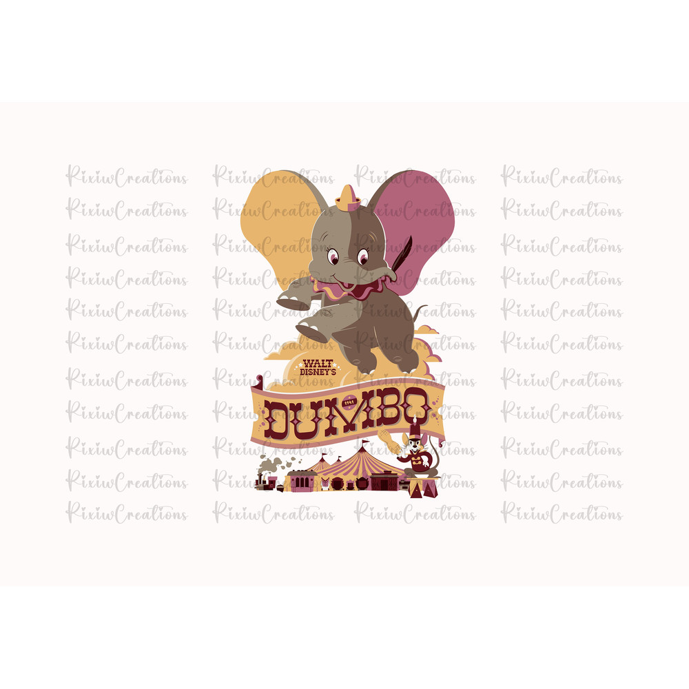 Dumbo SVG, Dumbo PNG, Dumbo Shirt Design, Dumbo Sublimation,  Dumbo Birthday Svg, Digital File, Instant Download, Dumbo Trip Design.jpg