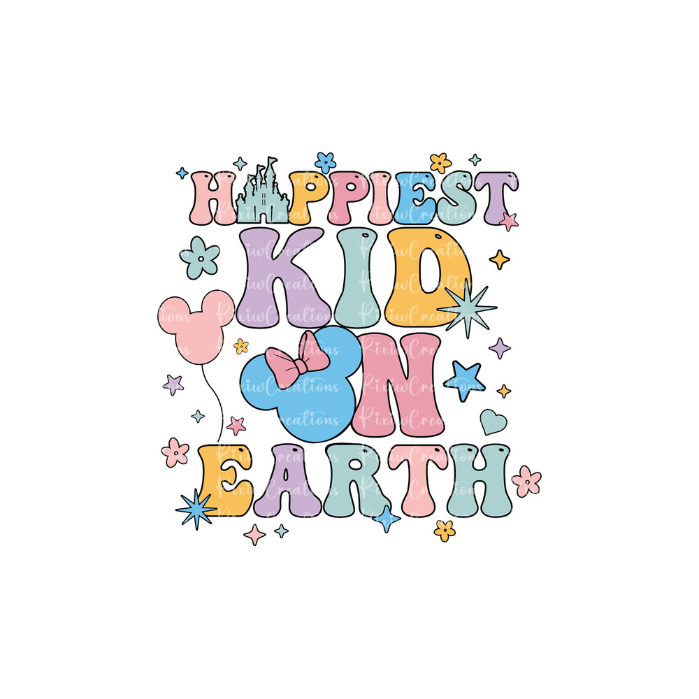 Happiest Kid On Earth Png Svg, Family Trip Svg, Mother's Day, Vacay Mode Png, Magical Kingdom Svg, Svg, Kid Png Svg, Happy Kid Png.jpg