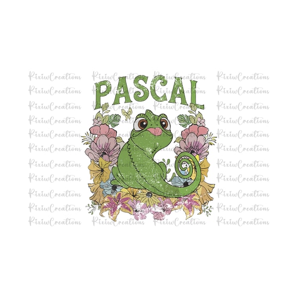 Retro Rapunzel Pascal Png, Retro Princess Png, Retro Pascal - Inspire ...