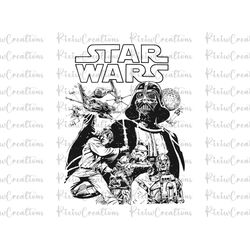 star wars svg, star wars png, star wars cricut svg, star wars clipart, star wars cut svg, darth vader svg , yoda svg, in