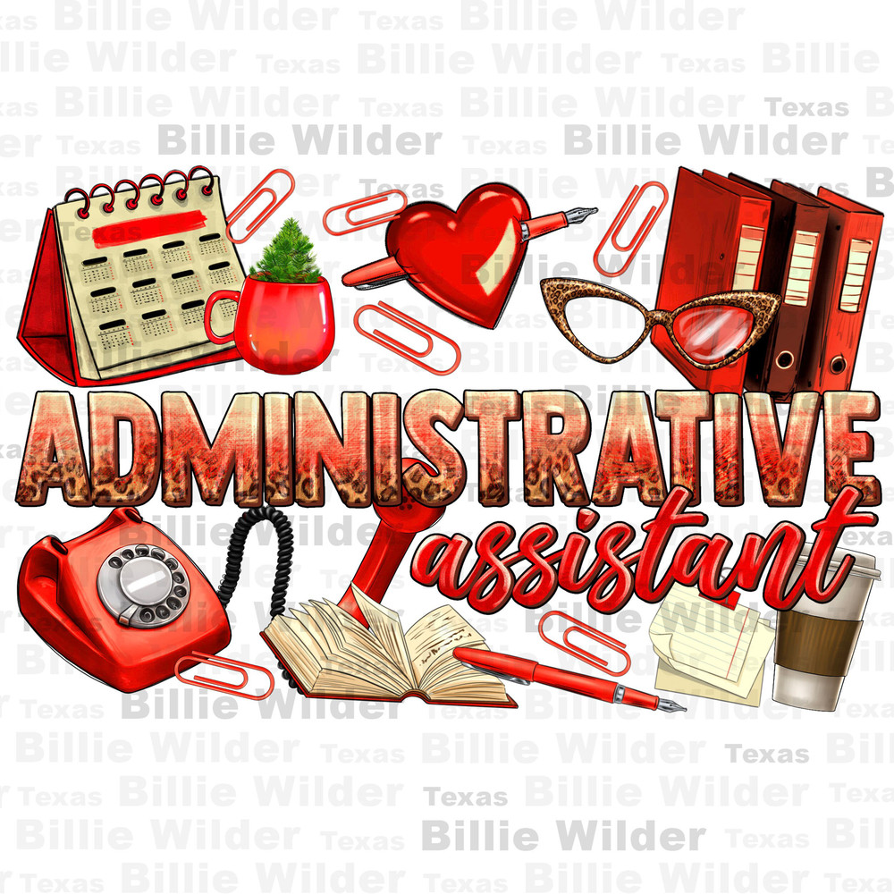 Administrative Assistant png sublimation design download, western Administrative png, Assistant designs png, sublimate designs download.jpg