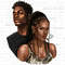 Afro black couple png sublimation design download, afro girl png, black girl png, black man png, afro man png, sublimate designs download.jpg