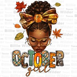 afro october girl messy bun png sublimation design download, thankful girl png,messy bun png,october girl png, sublimate
