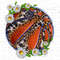 Basketball with patterns and daisies png, Basketball game png, Basketball life png, sport png, game day png, sublimate designs download.jpg