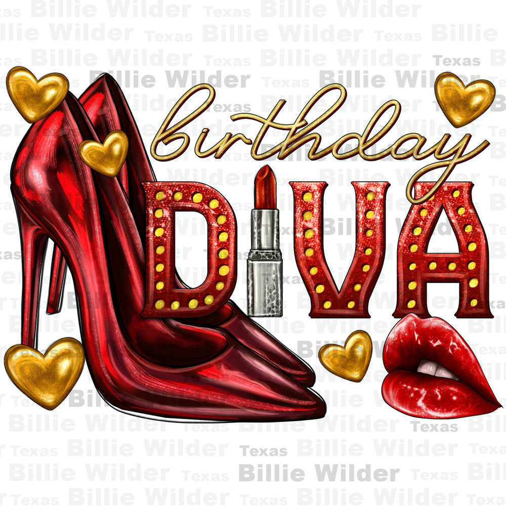Birthday diva png sublimation design download, birthday party png, birthday png, birthday design png, sublimate designs download.jpg
