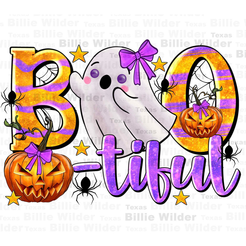 Boo-tiful png sublimation design download, Happy Halloween png, spooky season png, Halloween ghost png, sublimate designs download.jpg