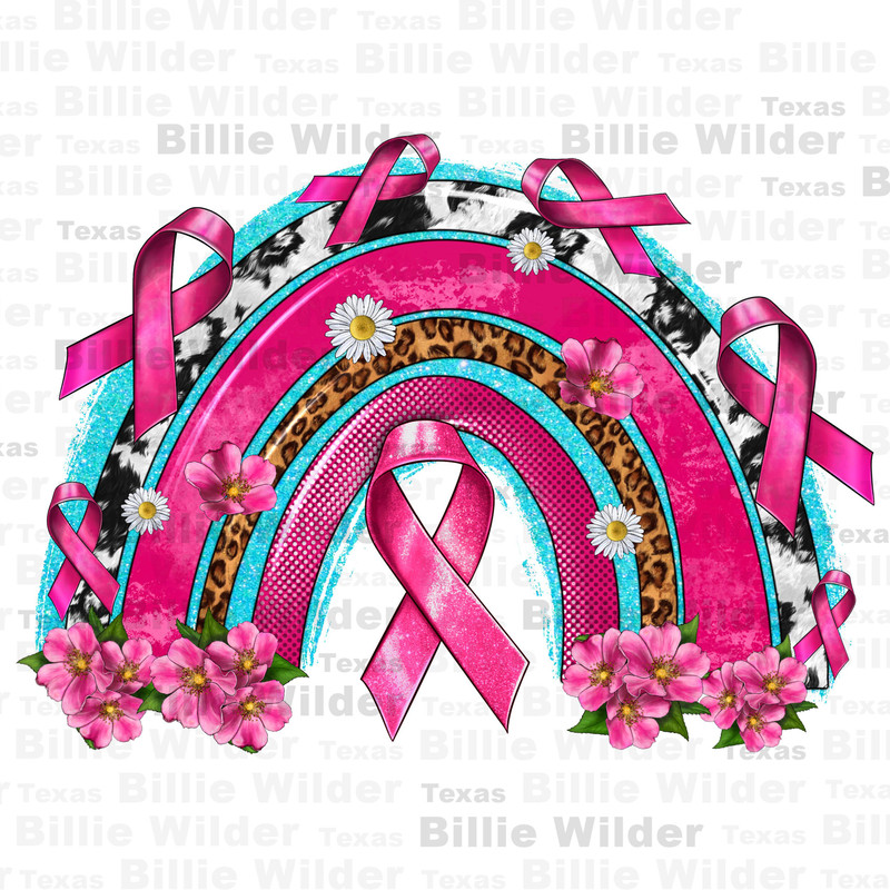 Breast Cancer rainbow png sublimation design download, Cancer Awareness png, find a cure png, fight Cancer png, sublimate designs download.jpg