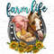 Chicken pig horse farm life png sublimation design download, farm animals png, horseshoe png, farm life png, sublimate designs download.jpg