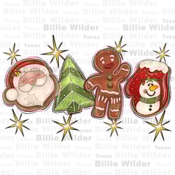 christmas gingerbread cookies png sublimation design download, christmas png, merry christmas png, christmas cookies png