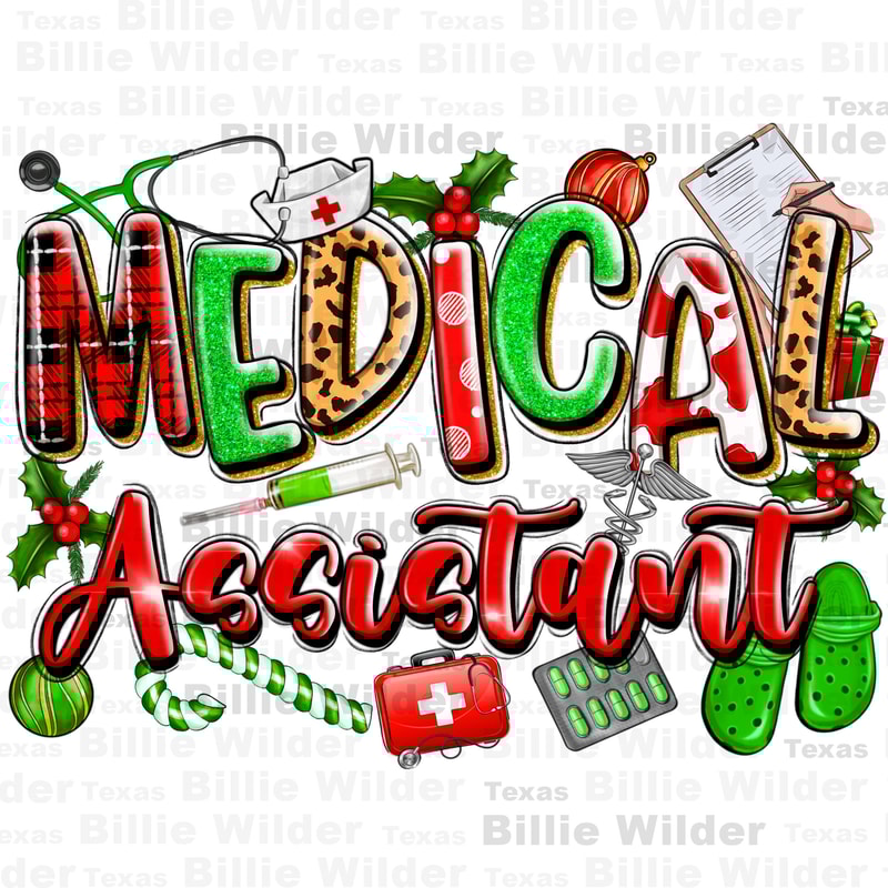 Christmas Medical Assistant png sublimation design download, Merry Christmas png, Happy New Year png, Christmas Nurse png,sublimate download.jpg