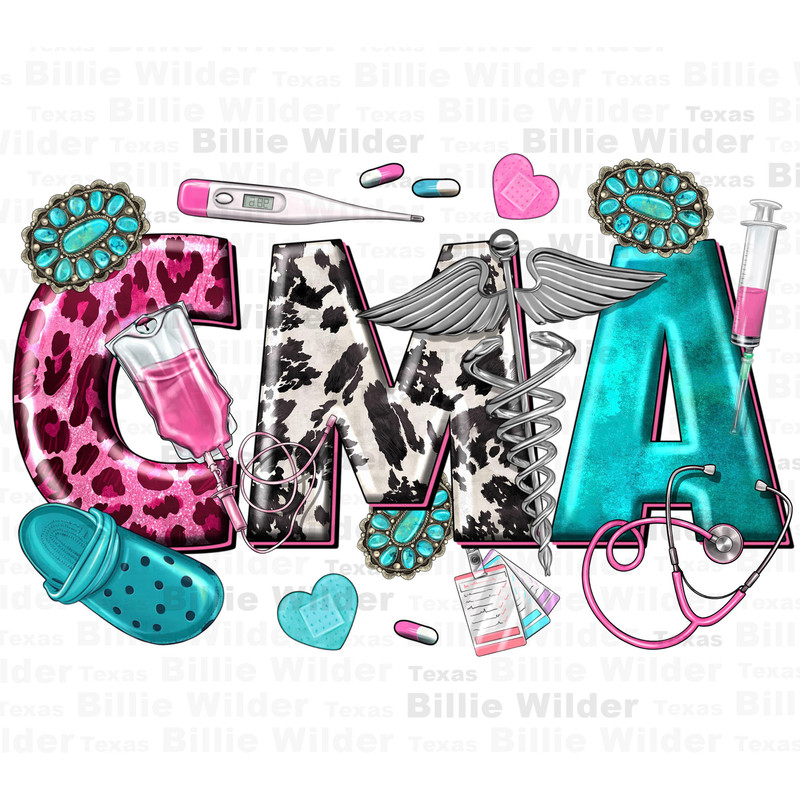 CMA Certified Medical Assistant png sublimation design download, Nursing png, Nurse life png, western CMA png, sublimate designs download.jpg