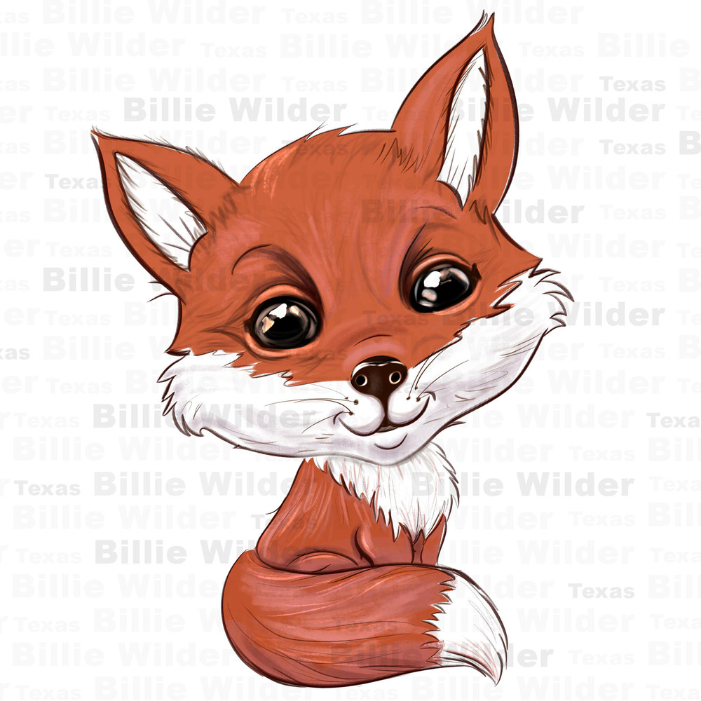 Cute Fox png sublimation design download, hand drawn Fox png, Fox design png, animal png, baby Fox png, sublimate designs download.jpg