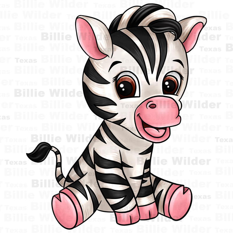 Cute Zebra png sublimation design download, hand drawn Zebra png, Zebra design png, animal png, Zebra png, sublimate designs download.jpg