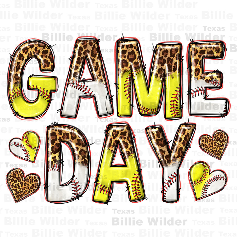 Game Day Softball and Baseball and leopard png sublimation design download, Baseball png, Softball png, game day png, sublimate download.jpg