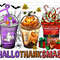 Hallothanksmas coffee cups png sublimation design download, Thanksgiving png, Christmas png, Halloween png, sublimate designs download.jpg