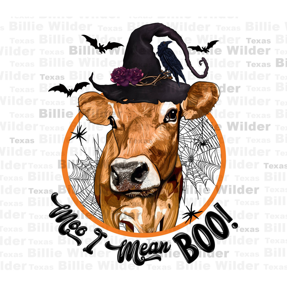 Halloween cow moo i mean boo png sublimation design download, Happy Halloween png, spooky season png, Halloween cow png, sublimate download.jpg