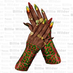 juneteenth nail art with afro hand png sublimation design download, juneteenth png, black woman nail art png, 1865 vibes