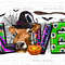 Love Halloween Cow png sublimation design download, Happy Halloween png, cute Cow png, spooky vibes png, Cow png, sublimate designs download.jpg