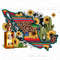 Mexico map png sublimation design download, Mexican png, Mexican Day png, western map png, sublimate designs download.jpg