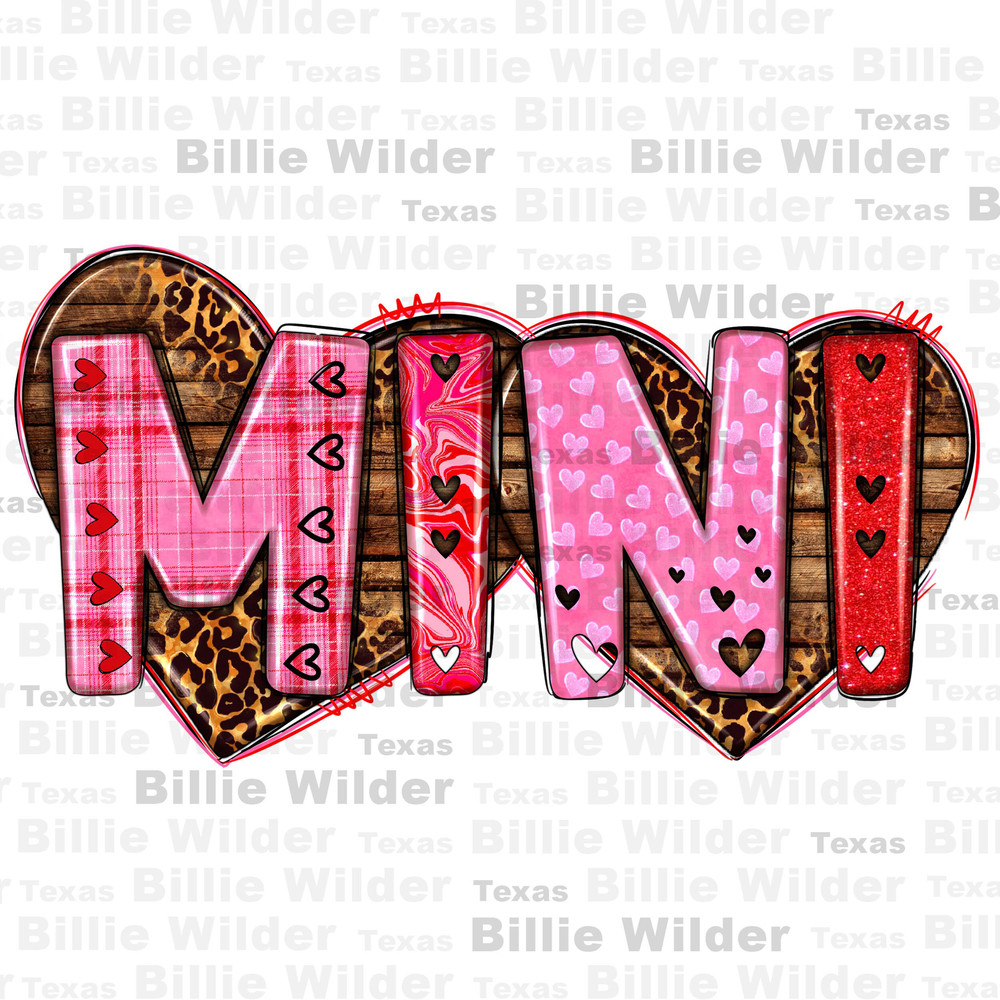 Mini Valentine's Day png sublimation design download, western hearts png, love mini png, Valentine's Day png, sublimate designs download.jpg