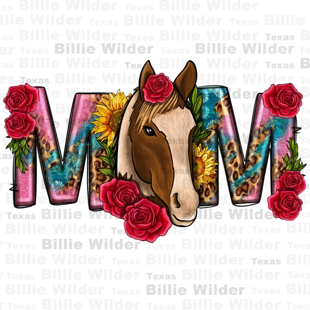 Mom with horse png sublimation design download, Mother's Day png, western mom png, western patterns png, sublimate designs download.jpg